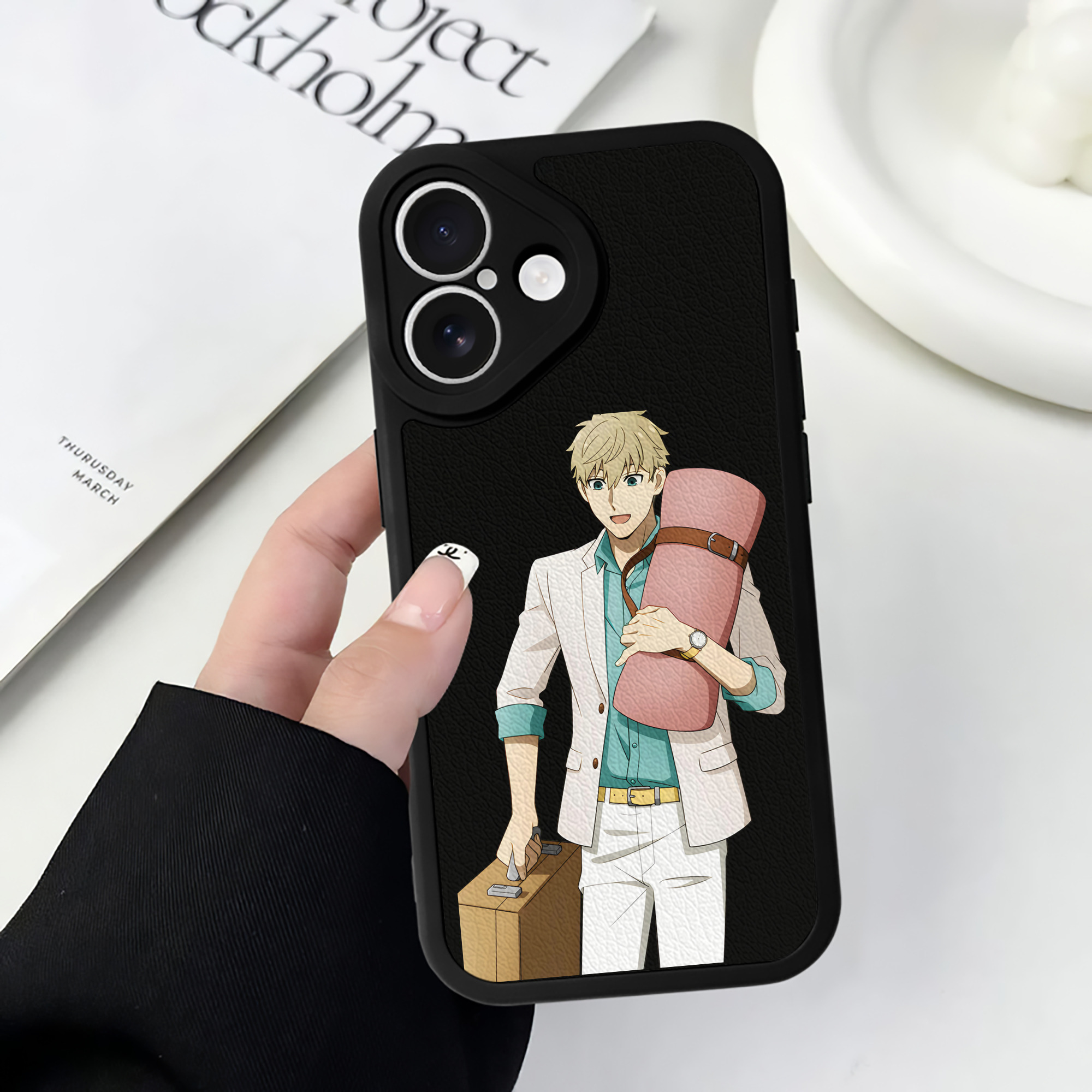 （画像用） SPY×FAMILY间谍家家酒 【iPhone 16シリーズ対応】シリコンスマホケース（レザー調） 材質：シリコン